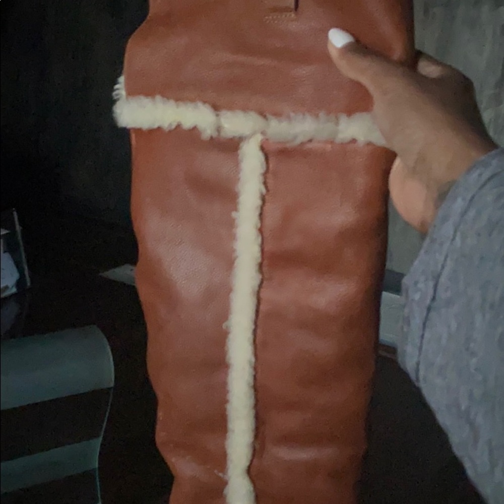 Michael Kors long leather sheep skin boots - Picture 4 of 7